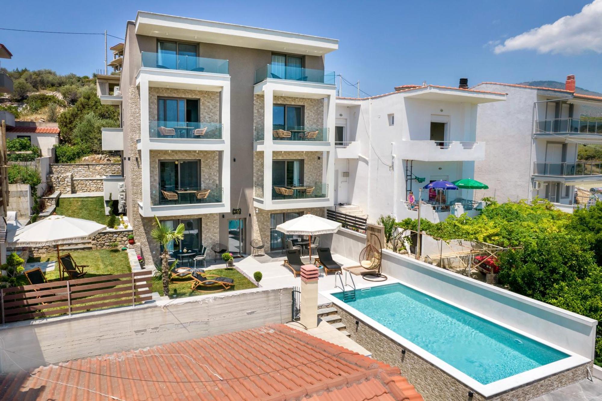 Aigli Skala Maries Deluxe Apartment Skala Marion Ngoại thất bức ảnh